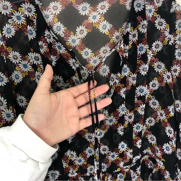 Sandro Paris Sheer Floral Dress - Picture 6 of 15